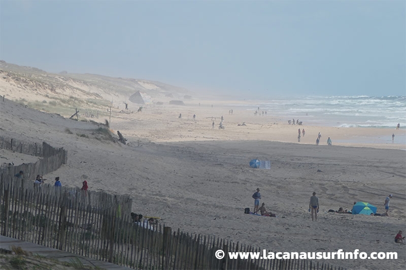 Lacanau Surf Info : bulletin météo plage du  à 18h