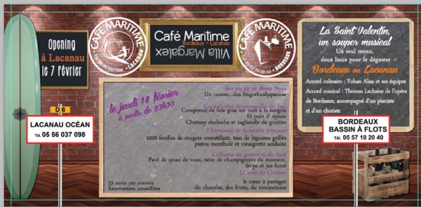 OUVERTURE CAFE MARITIME - VILLA MARGALEX