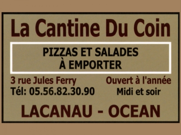 ouverture de La Cantine Du Coin