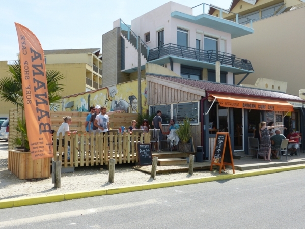 Restaurant - Snack - Pizzeria à Lacanau - BANANA SURF CAFE