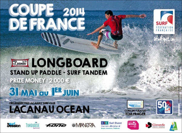 Coupe de France Longboard - SUP - Tandem 2014