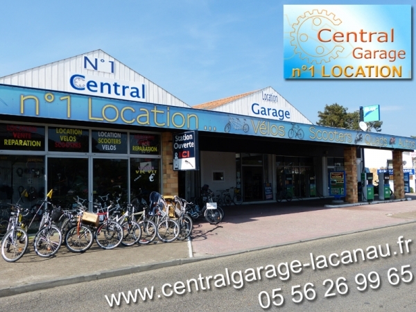 Location Vélo Lacanau - Stand Up - Fitness - Paintball - CENTRAL GARAGE - LOCATIONS