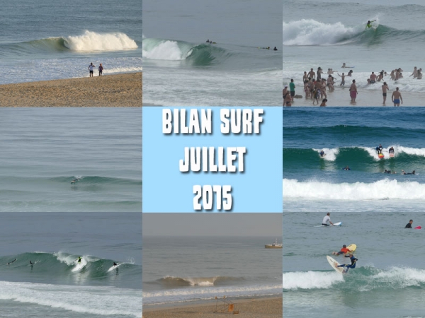 Bilan Surf Juillet 2015