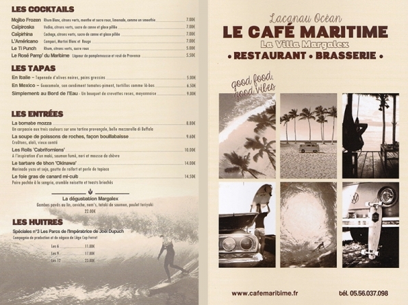Ouverture du Café Maritime