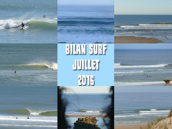 Bilan Surf Juillet 2016