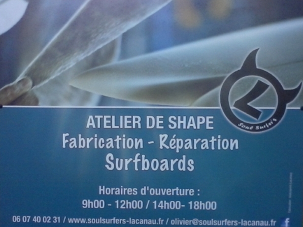 Shaper et réparations à Lacanau - OLIVIER LABAT - SOUL SURFERS