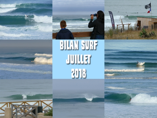 Bilan Surf Juillet 2018