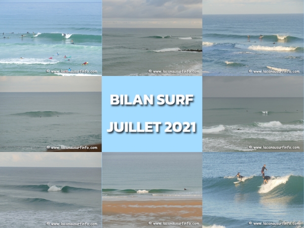 Bilan Surf Juillet 2021