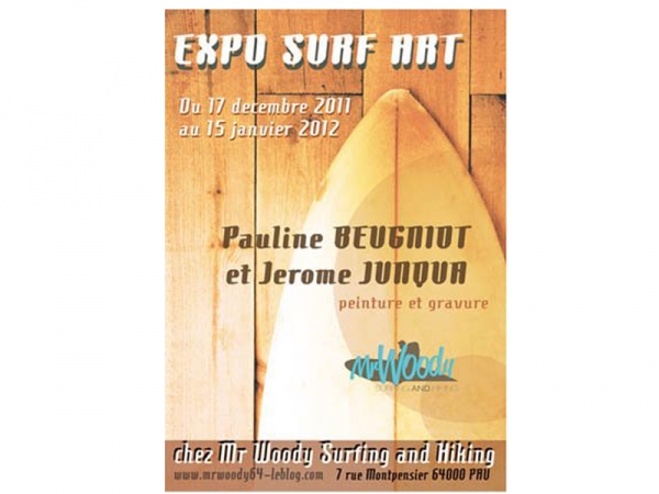 EXPO SURF ART AVEC PAULINE BEUGNIOT