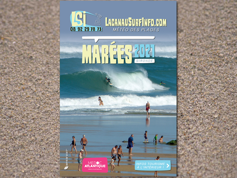 guide des marées lacanau surf info 2021